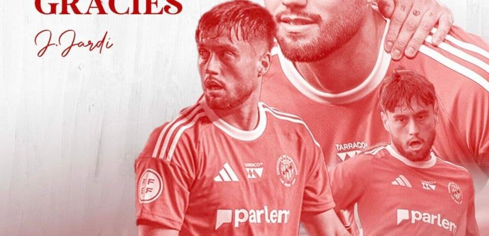Tribute graphic for player J. Jardi in red kit