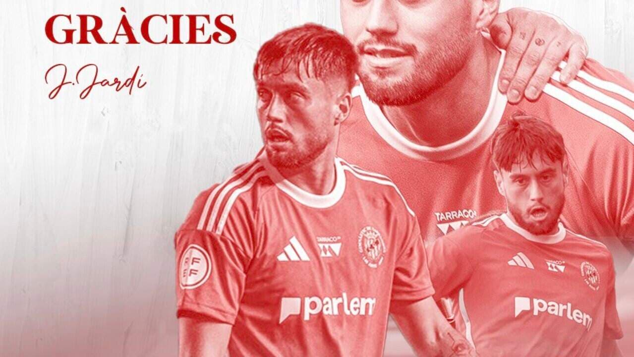 Tribute graphic for player J. Jardi in red kit