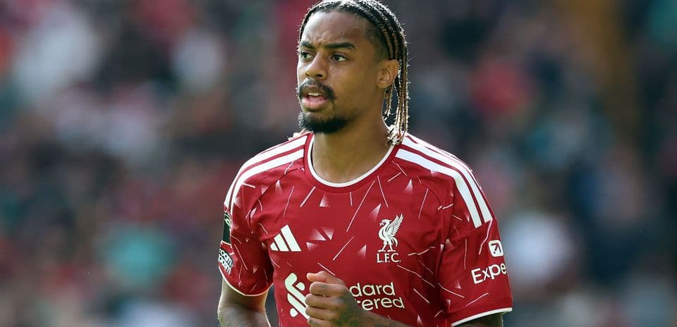 Liverpool player in red kit during match