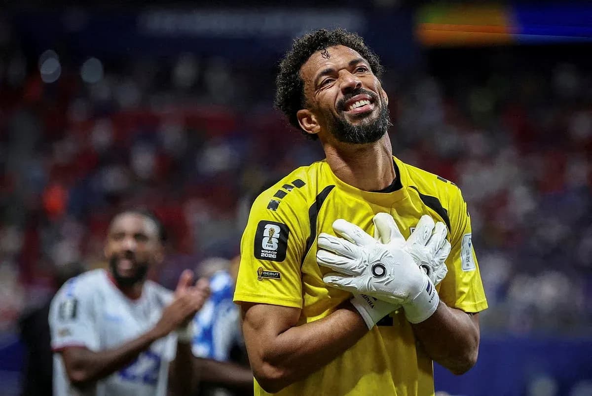 Goalkeeper celebrating after a match victory