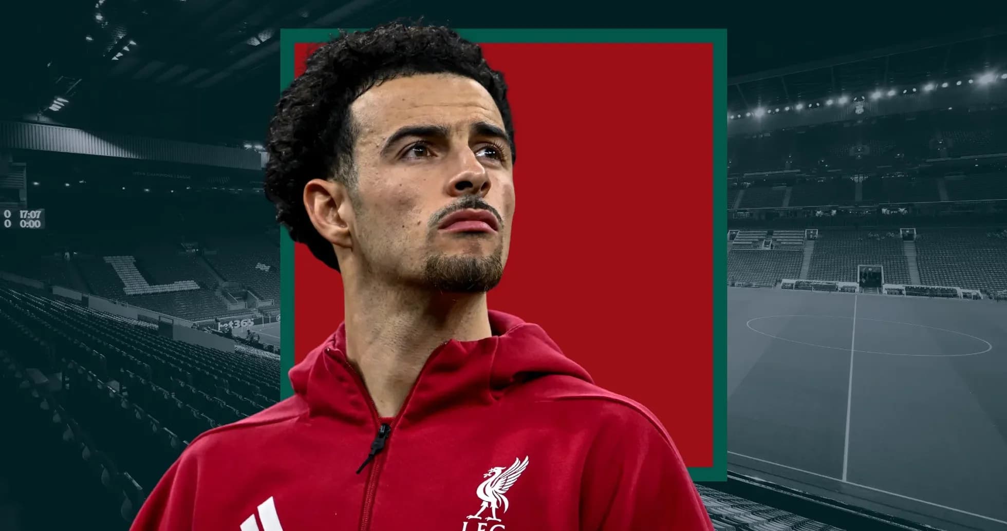 Liverpool player in red hoodie at stadium