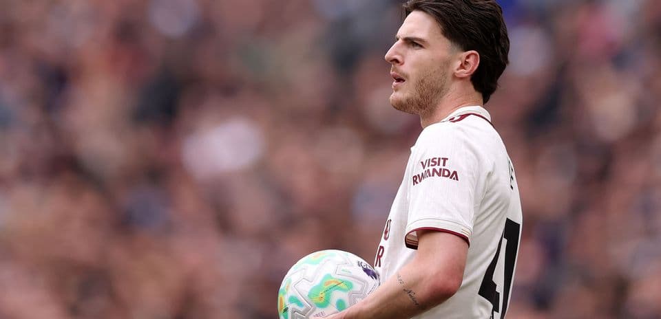 Player holding the ball during a match