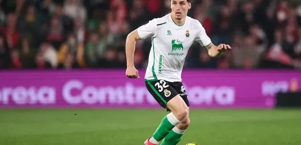 Player dribbling the ball during a match