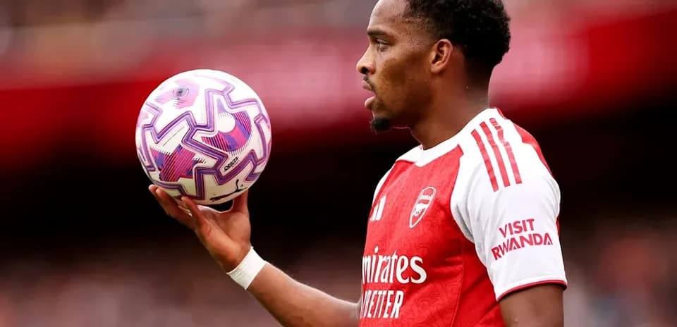 Player holding a ball during match at stadium