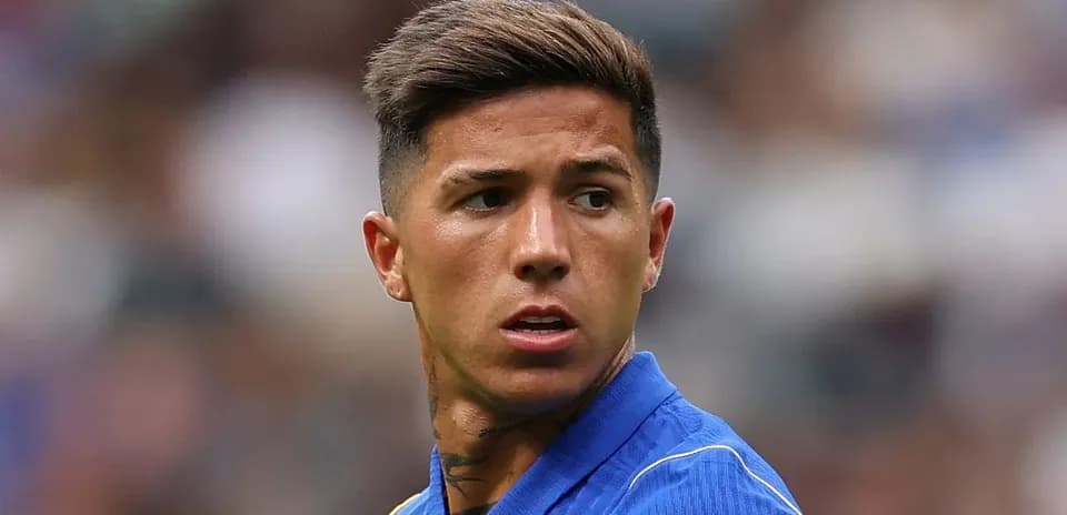 Player looking away during a football match