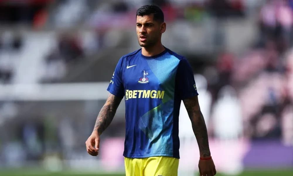 Player walking on the pitch before match