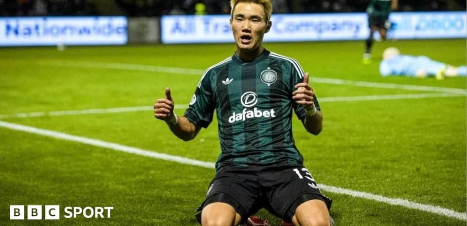 Player celebrating after scoring a goal on field