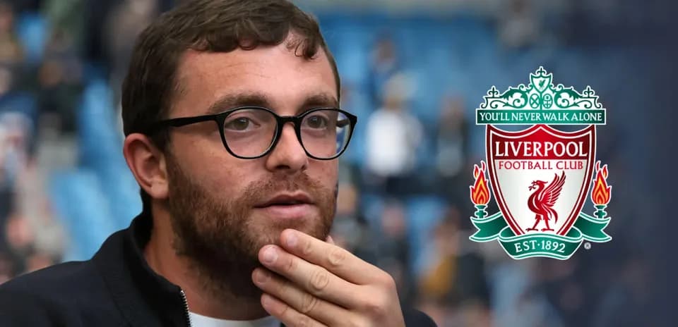 Person in glasses thinking at Liverpool match