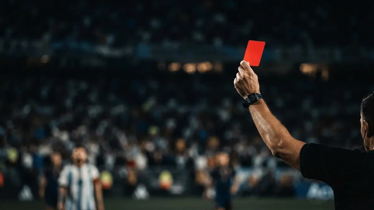 Argentina Sets Unwanted Record with Three Red Cards in World Cup Finals