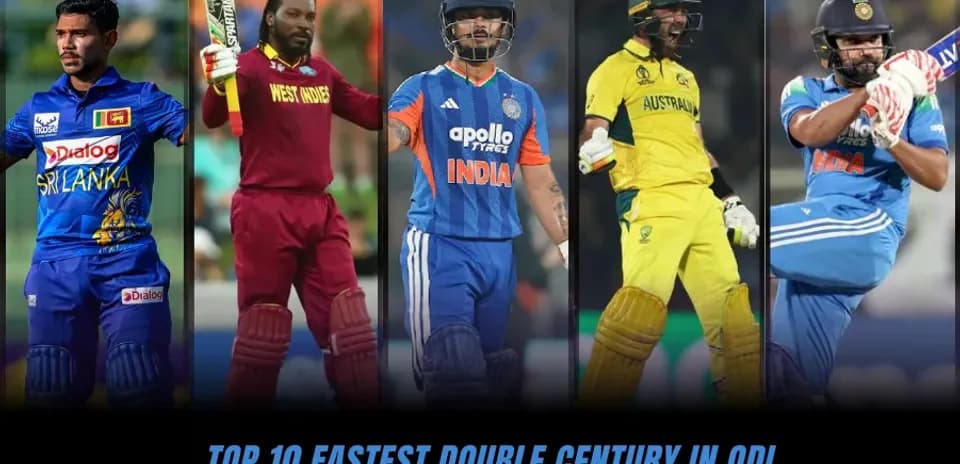Top 10 Fastest Double Centuries in ODI Cricket (Updated 2026)