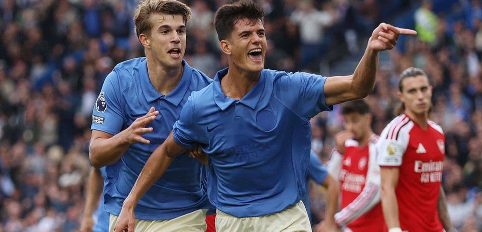 Chema Andres Thrilled by Stunning Debut Goal as Brighton Defeat Arsenal 3-0