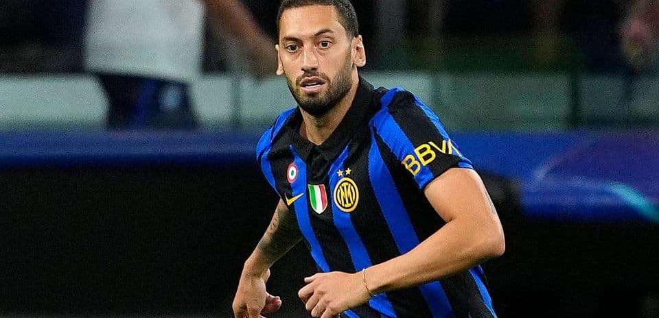 Inter's Hakan Calhanoglu to Miss Serie A Clash with Roma Due to Thigh Injury