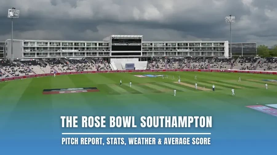 The Rose Bowl Southampton Pitch Insights for ICC Women's T20 World Cup 2026