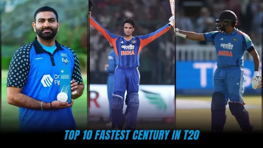 Top 10 Fastest T20 International Centuries - Updated 2026