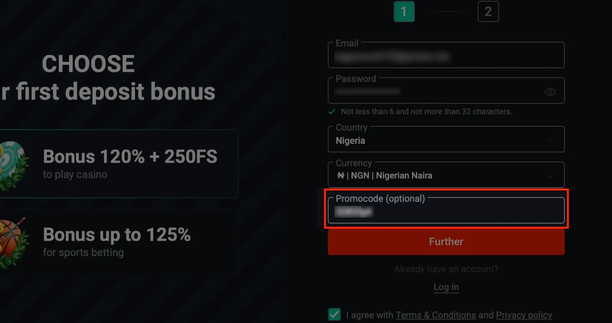 pin up casino bonus code nigeria