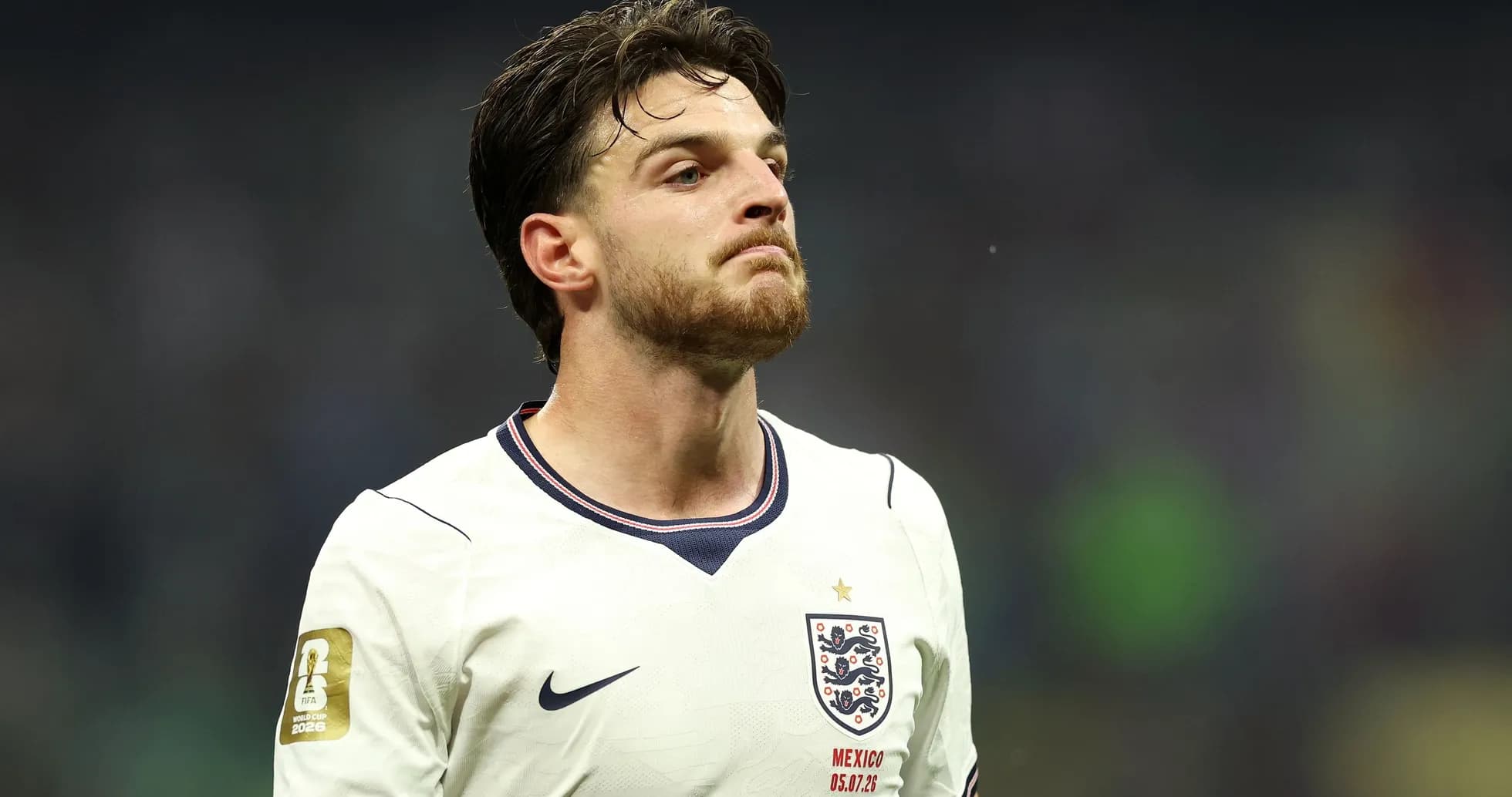 Player in England kit during a match Player in England kit during a match