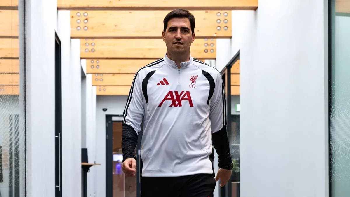 LFC staff member walking in training facility corridor LFC staff member walking in training facility corridor