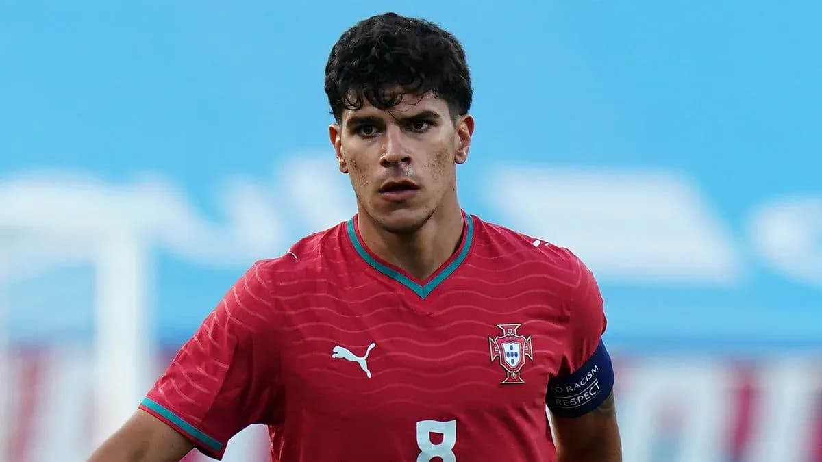 Player in red Portugal kit during match Player in red Portugal kit during match