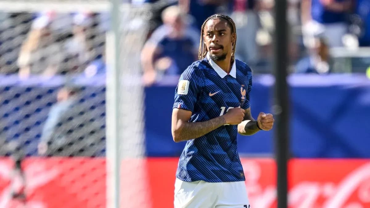 Player in France jersey during a match Player in France jersey during a match