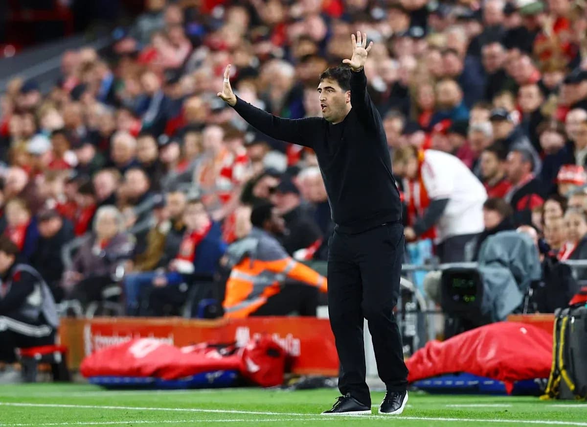 Coach gesturing from the sideline during match Coach gesturing from the sideline during match