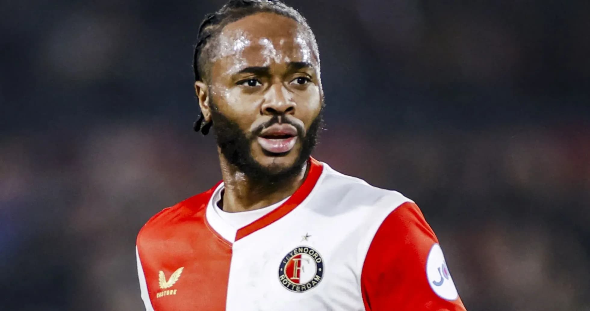 Player wearing Feyenoord kit during match Player wearing Feyenoord kit during match