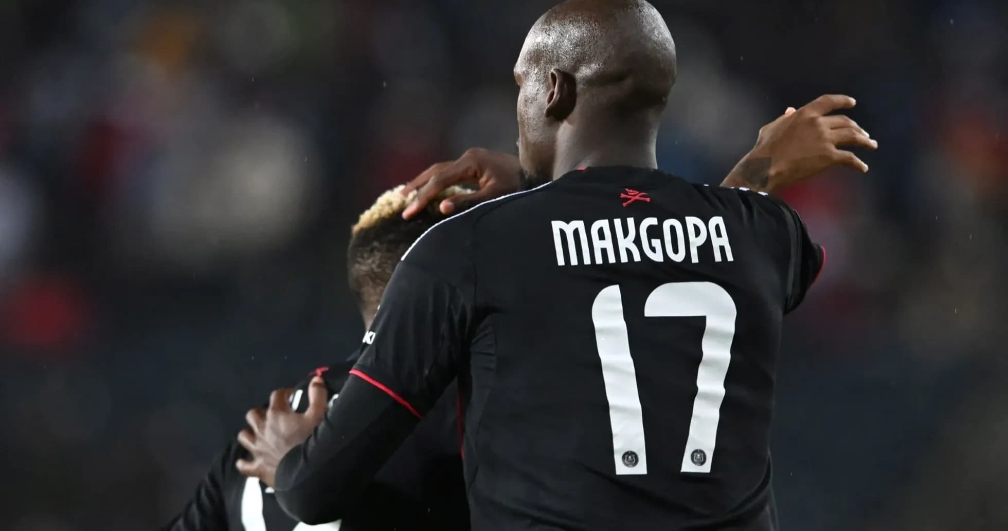 Players celebrating a goal during the match Players celebrating a goal during the match