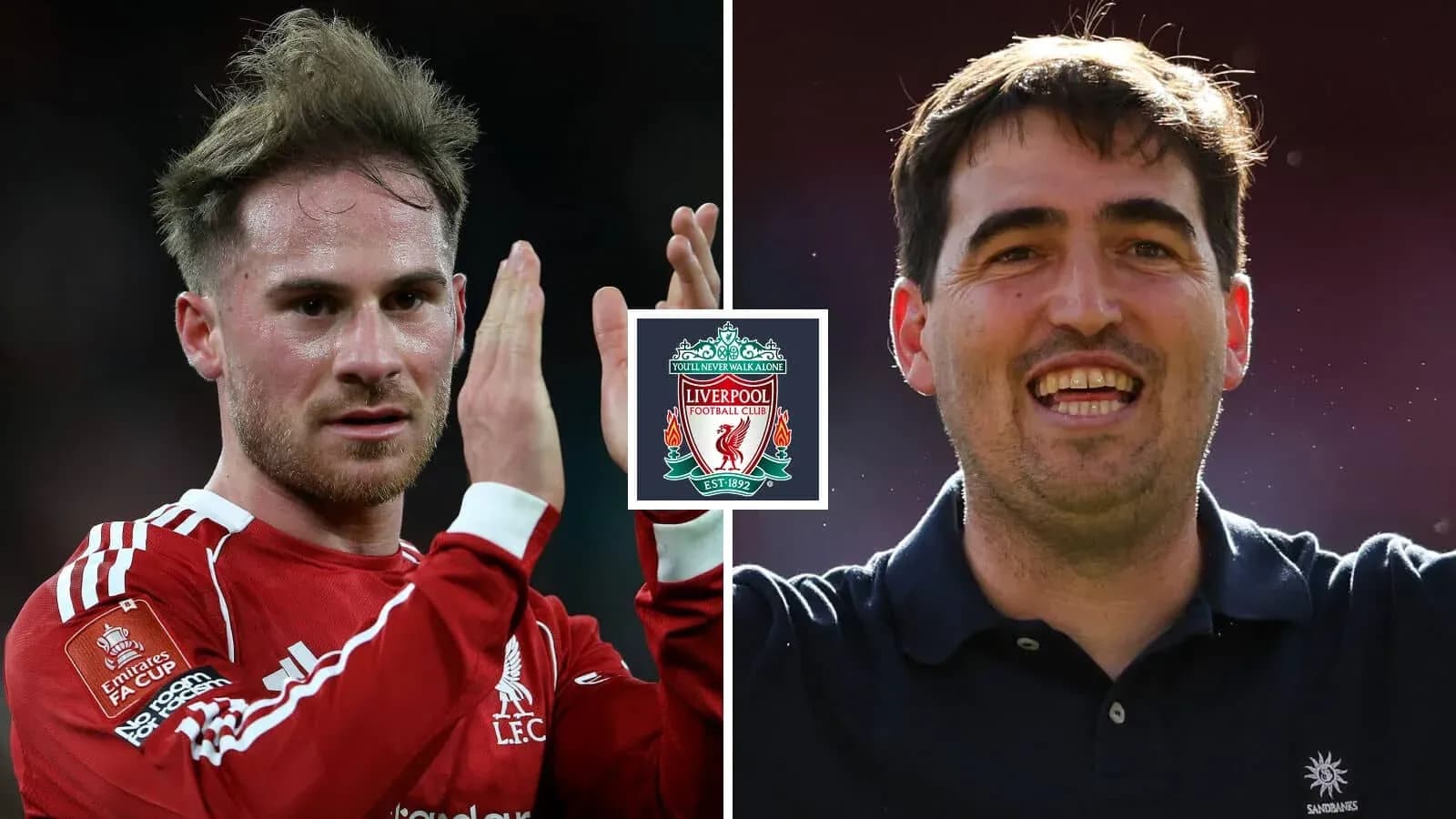 Two Liverpool FC players celebrating during match Two Liverpool FC players celebrating during match