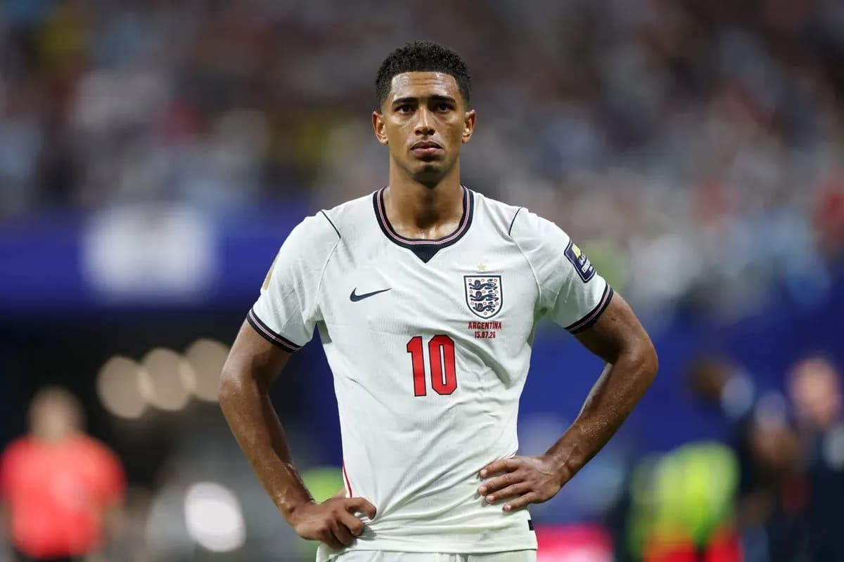 Player in England jersey during a match Player in England jersey during a match