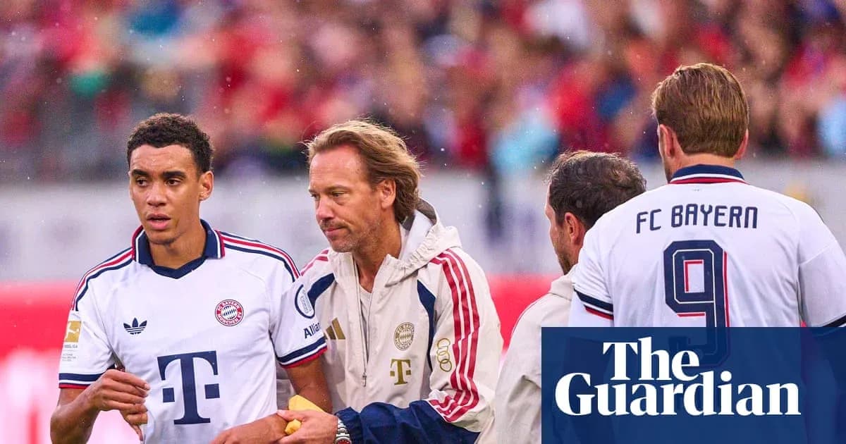 Bayern Munich players during a match substitution Bayern Munich players during a match substitution