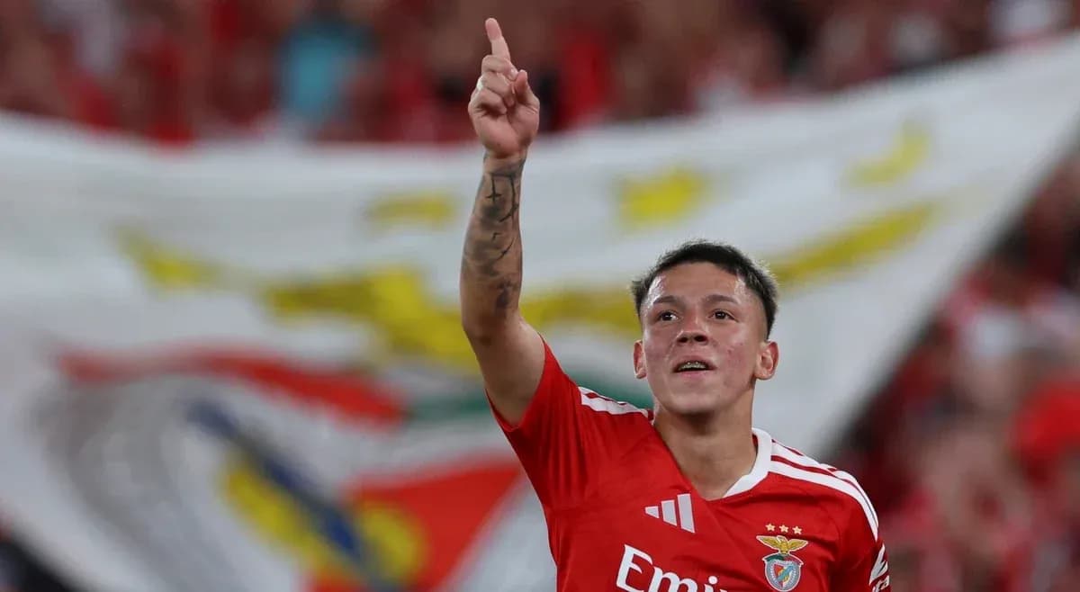 Benfica player celebrating during UEFA Europa League match Benfica player celebrating during UEFA Europa League match