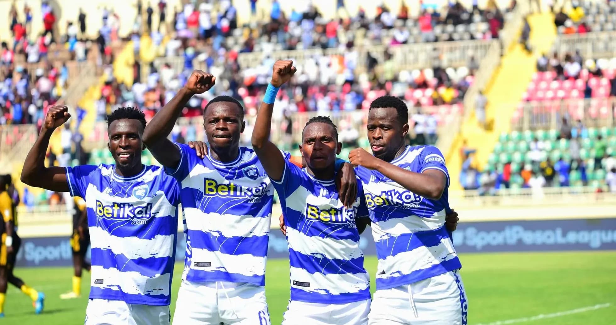 AFC Leopards vs Murang'a SEAL match scene. AFC Leopards vs Murang'a SEAL match scene.