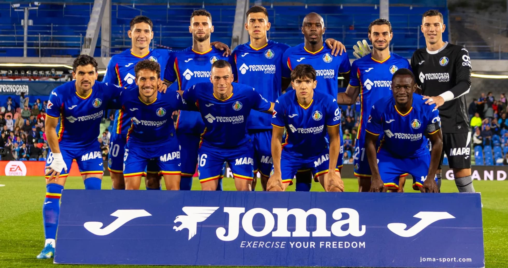 Getafe FC team photo before match Getafe FC team photo before match
