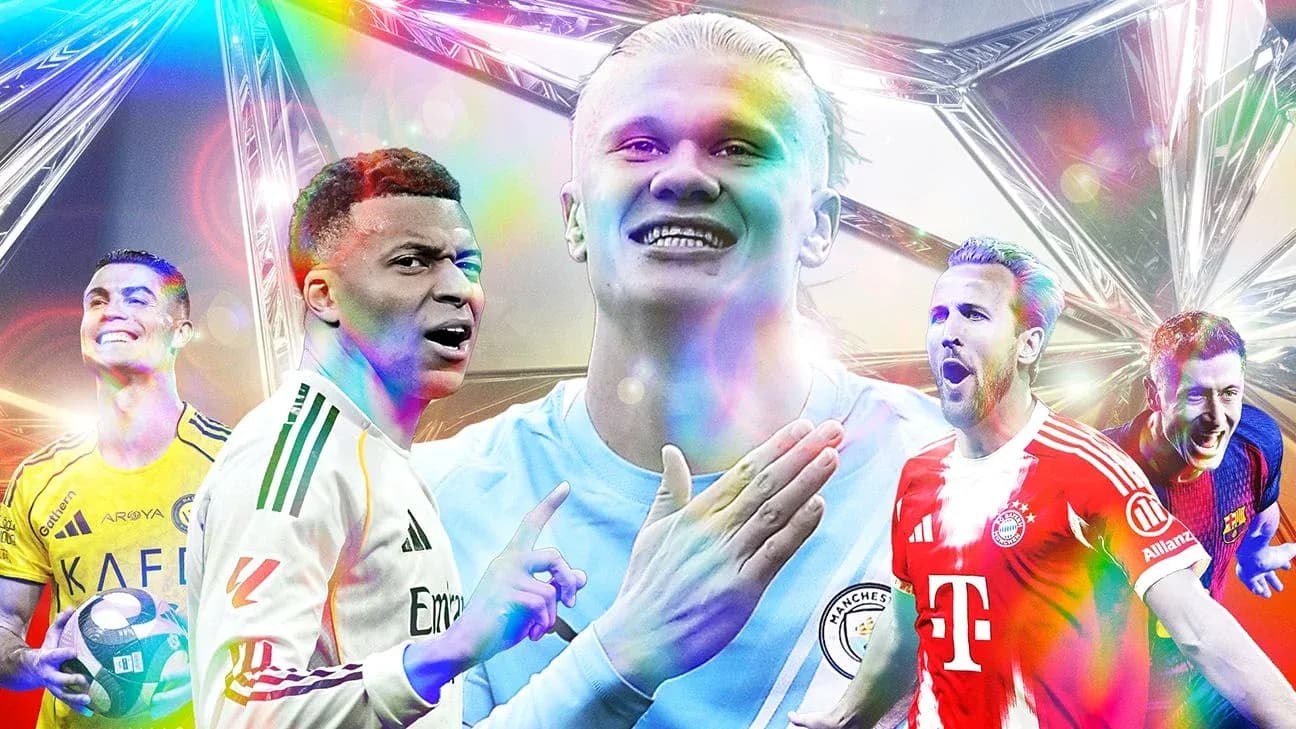 Famous football players in colorful graphic design Famous football players in colorful graphic design