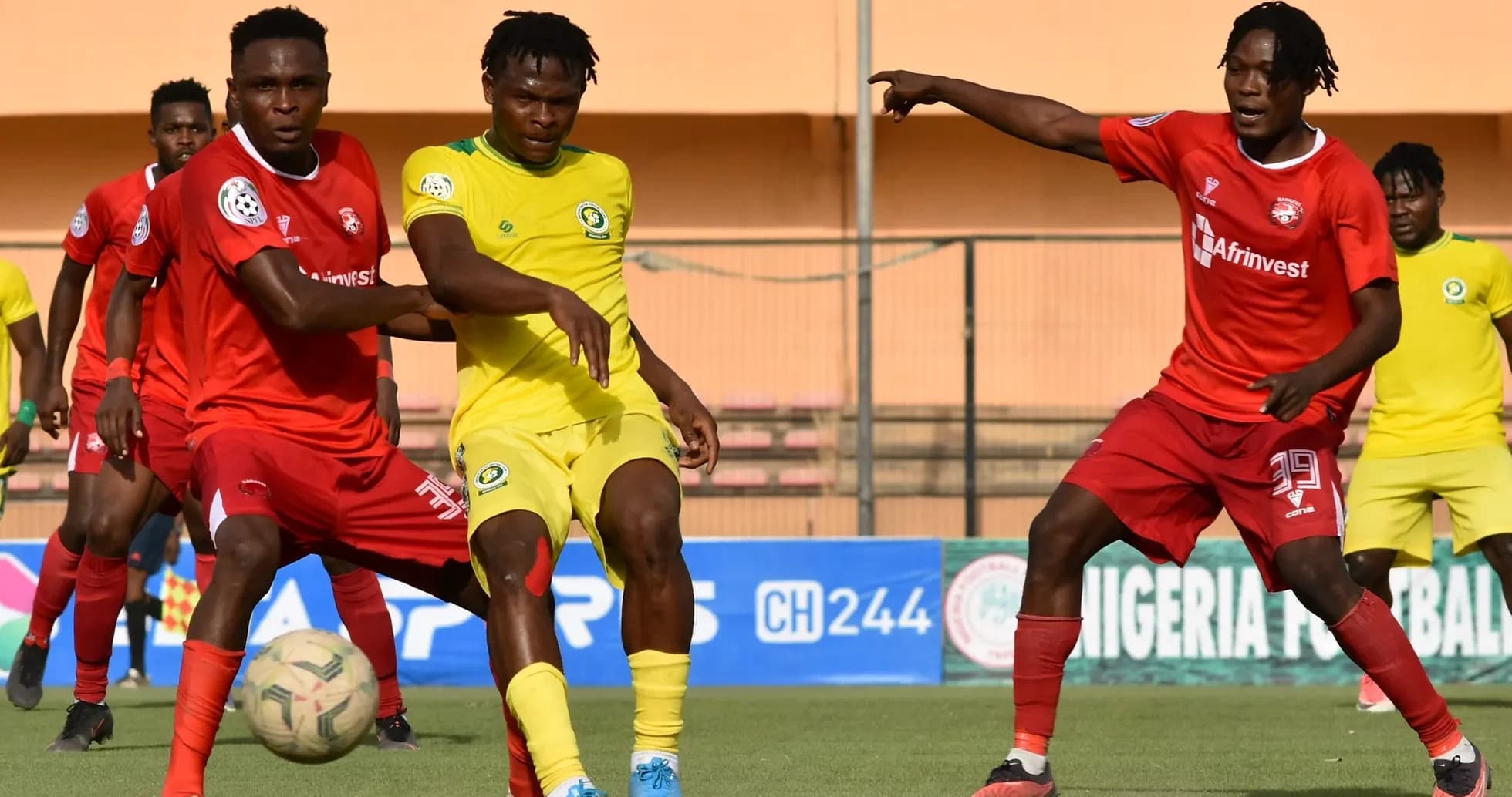Players competing in Enugu Rangers vs Katsina United match Players competing in Enugu Rangers vs Katsina United match