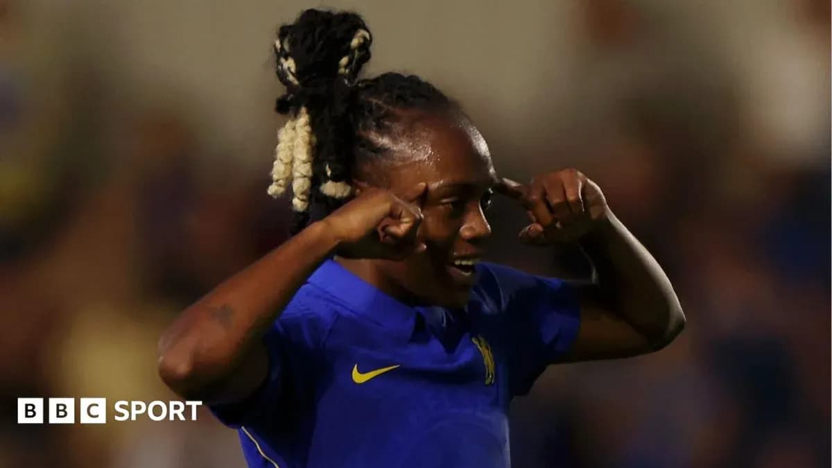 Player celebrating a goal with hand gestures Player celebrating a goal with hand gestures