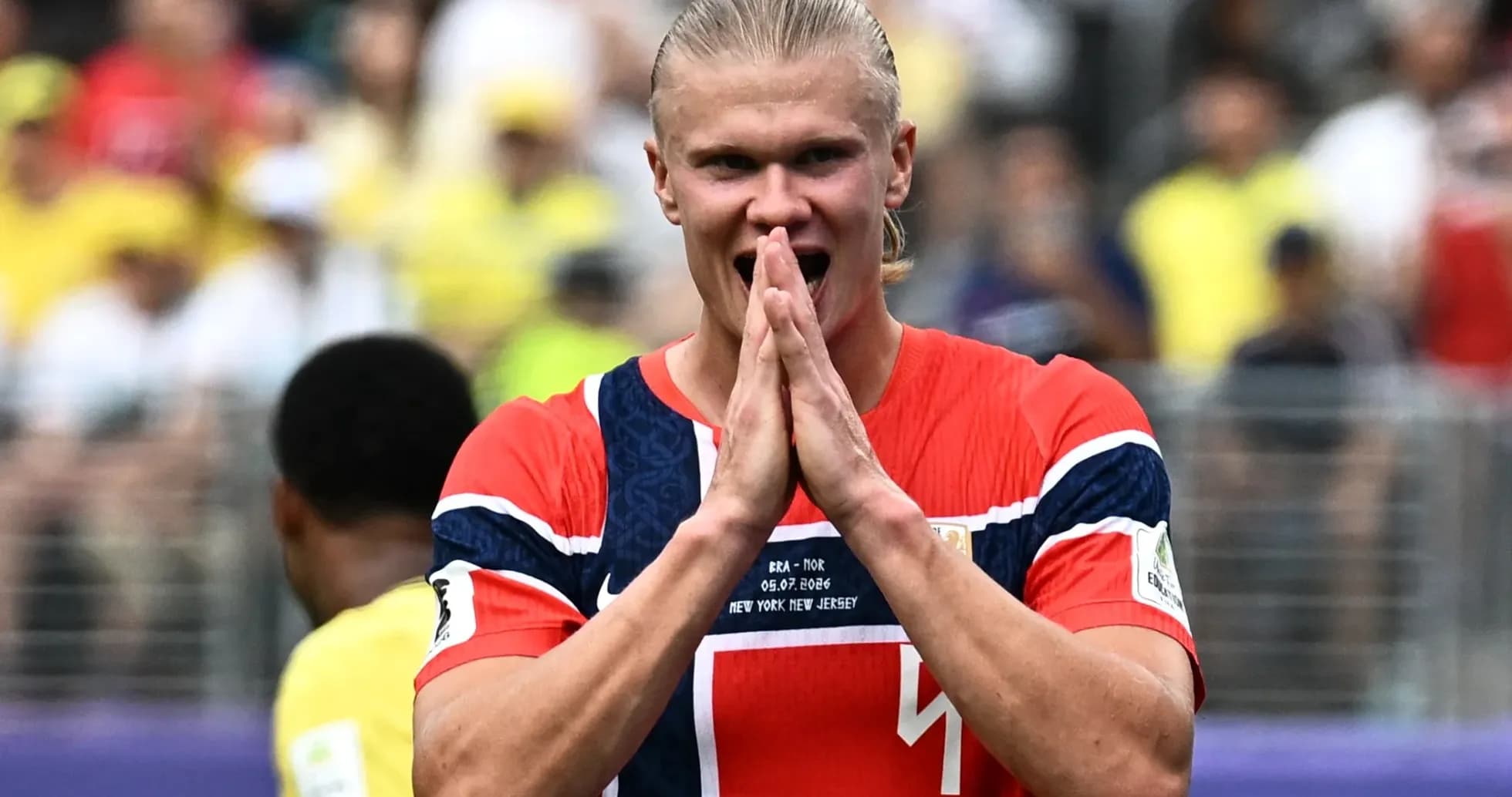 Player celebrating on the field during match Player celebrating on the field during match