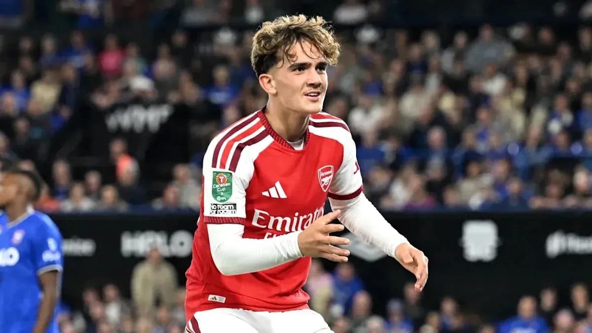 Arsenal player celebrating during a match Arsenal player celebrating during a match
