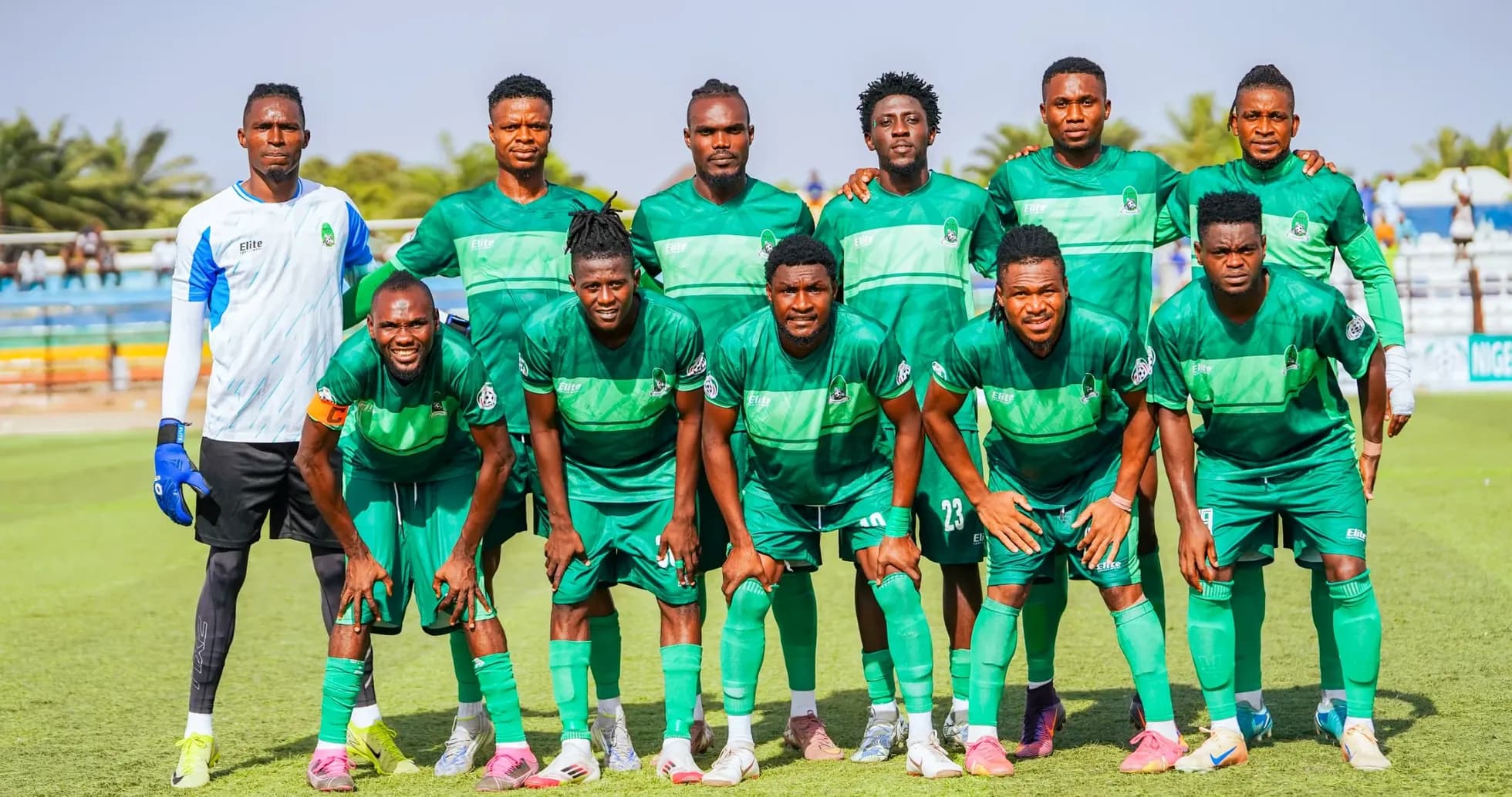Nasarawa United team lineup before match Nasarawa United team lineup before match
