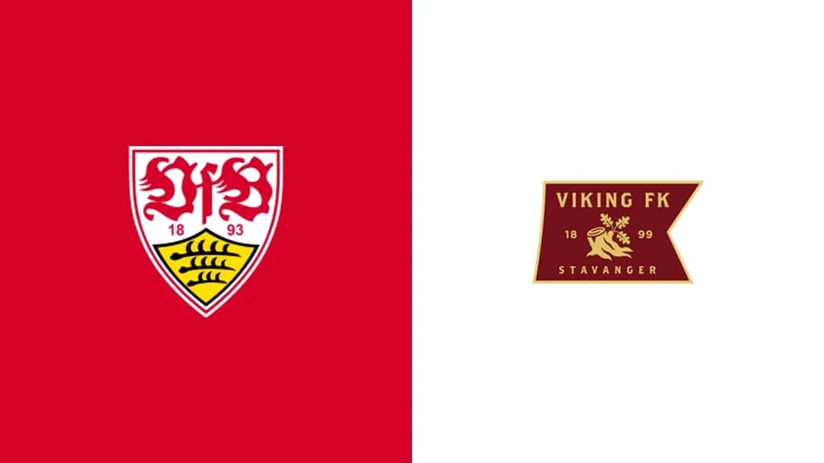 Logos of VfB Stuttgart and Viking FK Logos of VfB Stuttgart and Viking FK