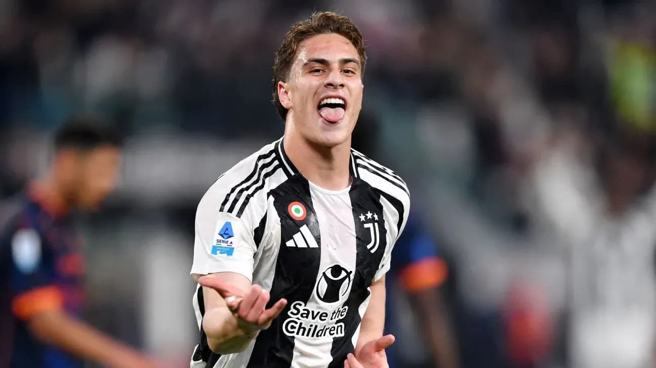 Juventus player celebrating during Serie A match Juventus player celebrating during Serie A match