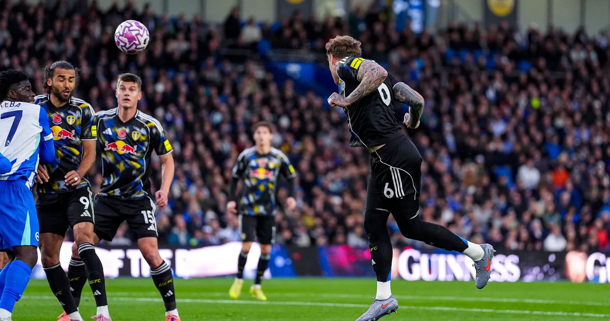 Leeds goalkeeper catching the ball during match Leeds goalkeeper catching the ball during match
