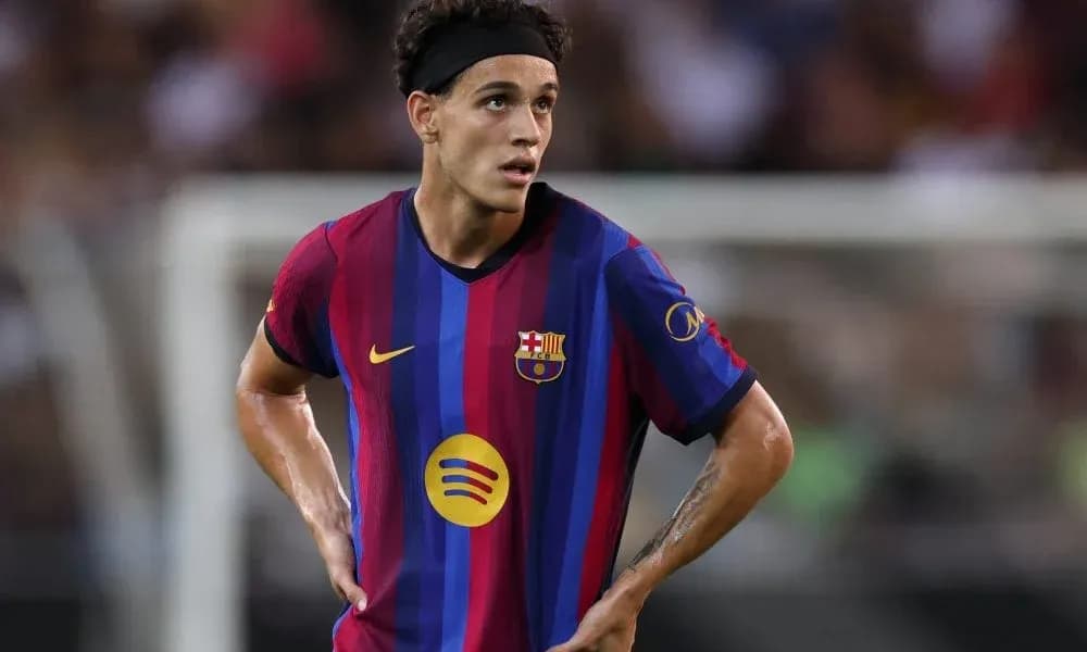 Player in Barcelona kit during match Player in Barcelona kit during match