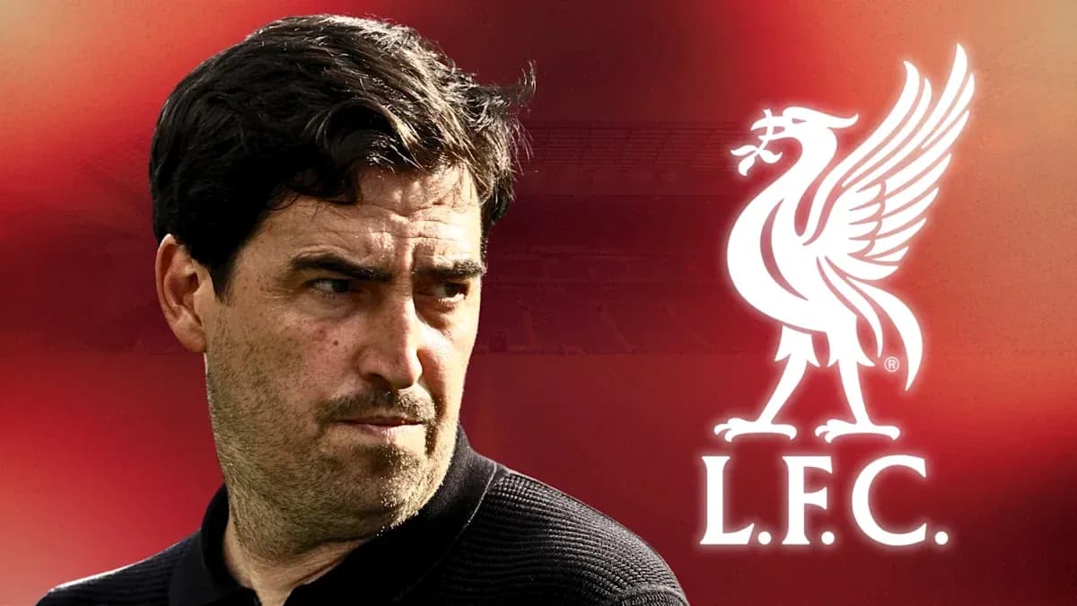 Coach with Liverpool FC logo in background Coach with Liverpool FC logo in background