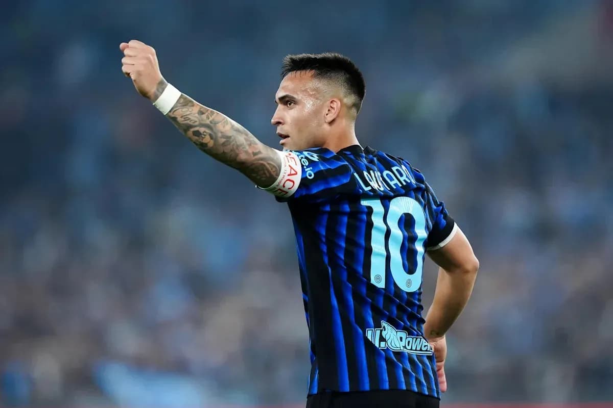 Player signaling during a football match Player signaling during a football match