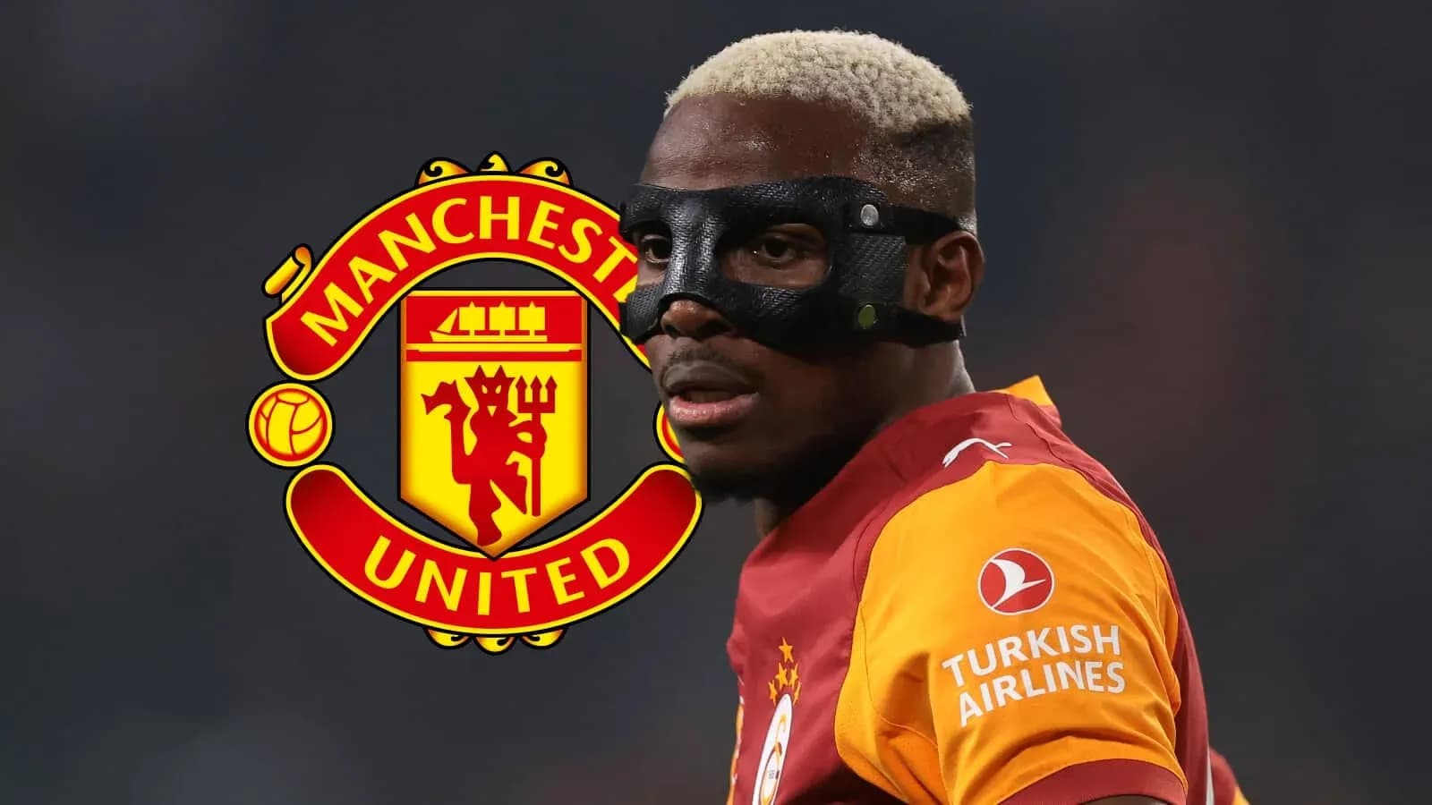 Player wearing a mask during match with logo backdrop Player wearing a mask during match with logo backdrop