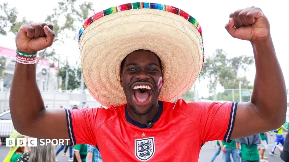 Fan wearing sombrero celebrating at a sports event Fan wearing sombrero celebrating at a sports event