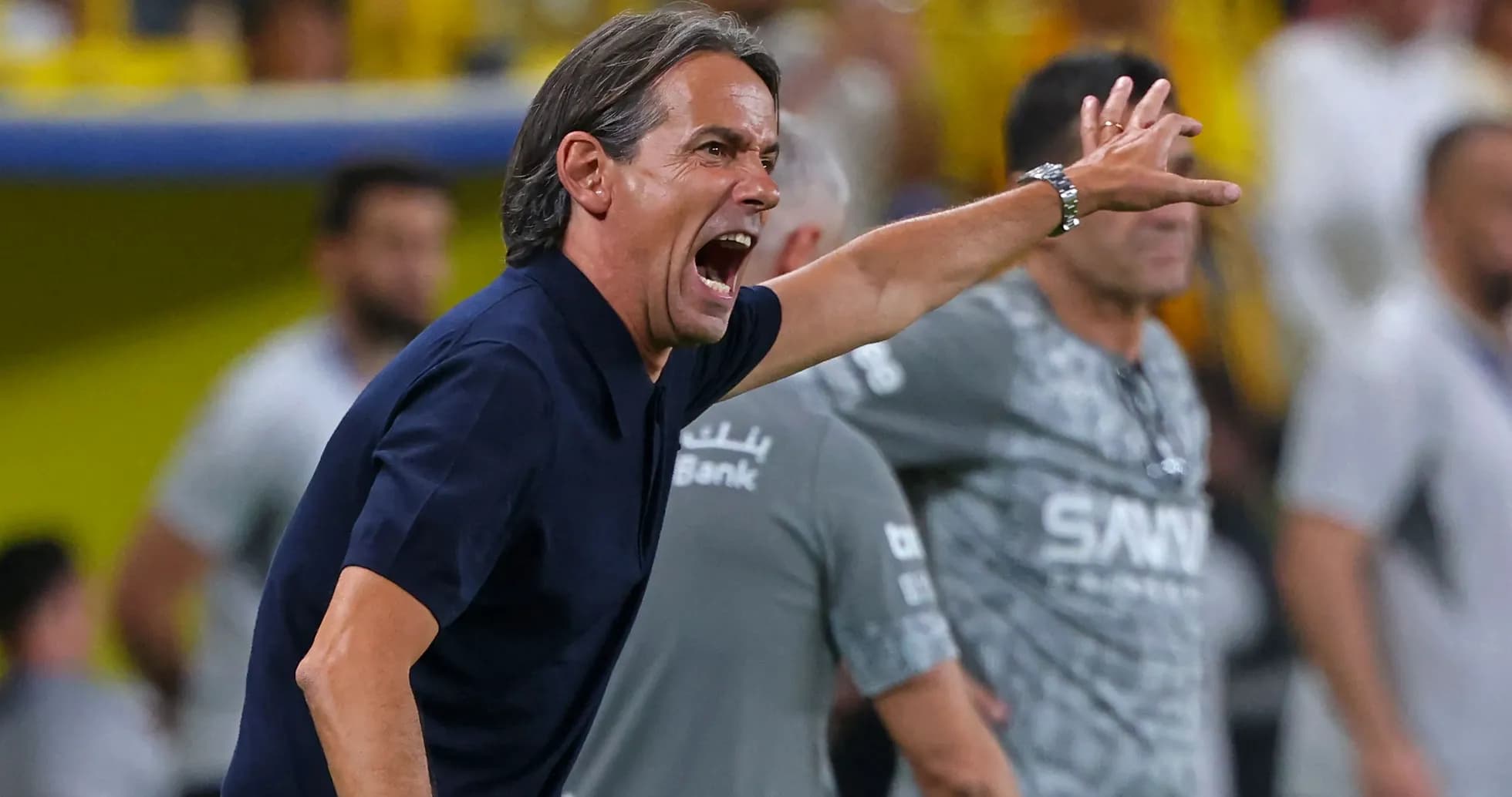 Coach gesturing and shouting during a match Coach gesturing and shouting during a match