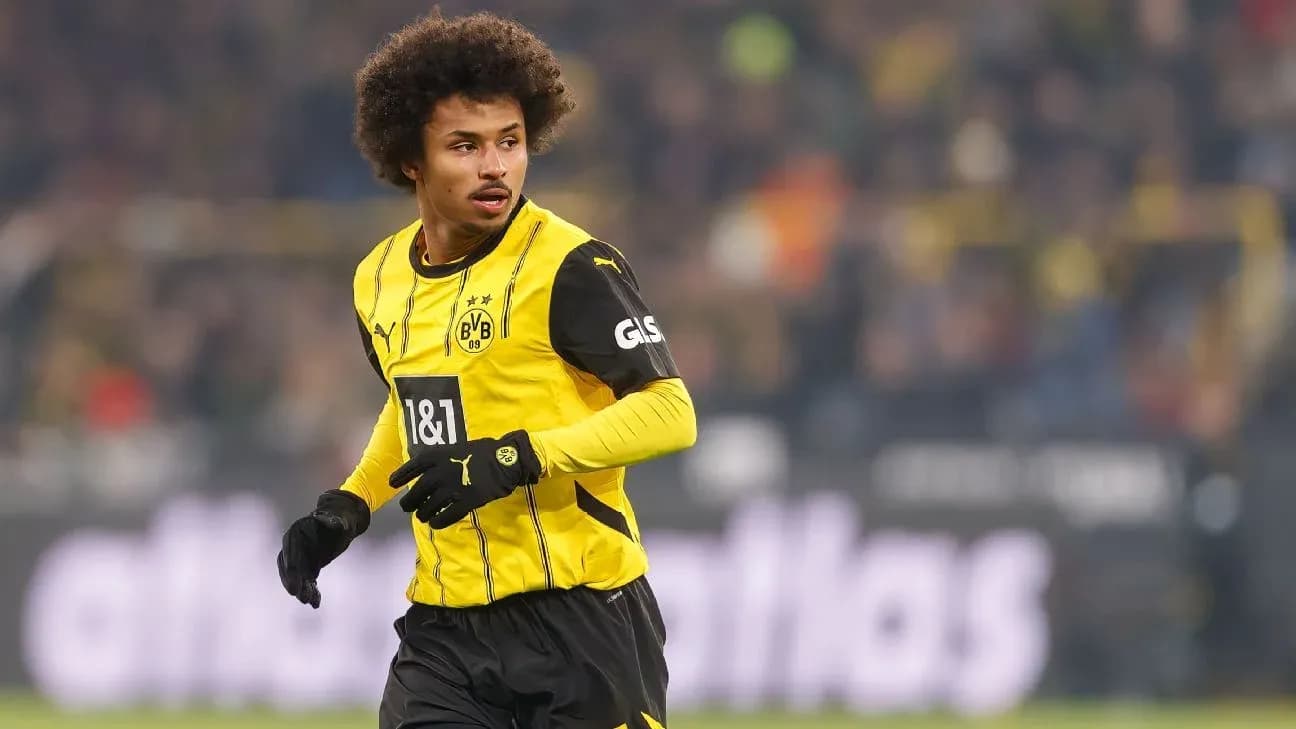 Player wearing Borussia Dortmund kit during match Player wearing Borussia Dortmund kit during match