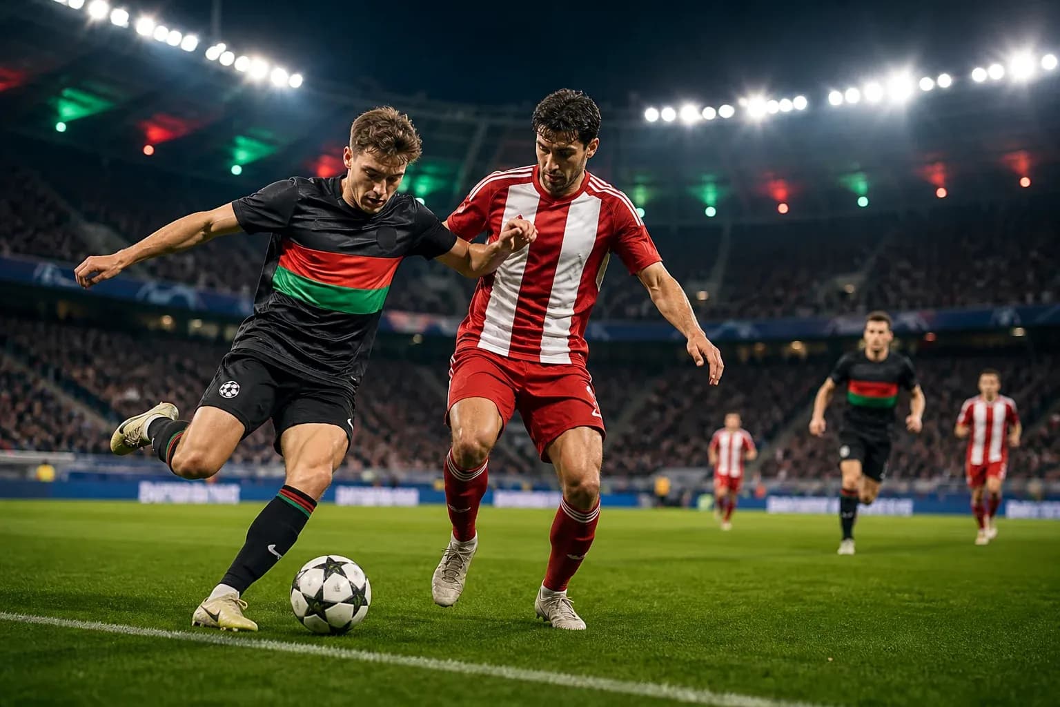 NEC Nijmegen player challenges Olympiakos Piraeus opponent NEC Nijmegen player challenges Olympiakos Piraeus opponent