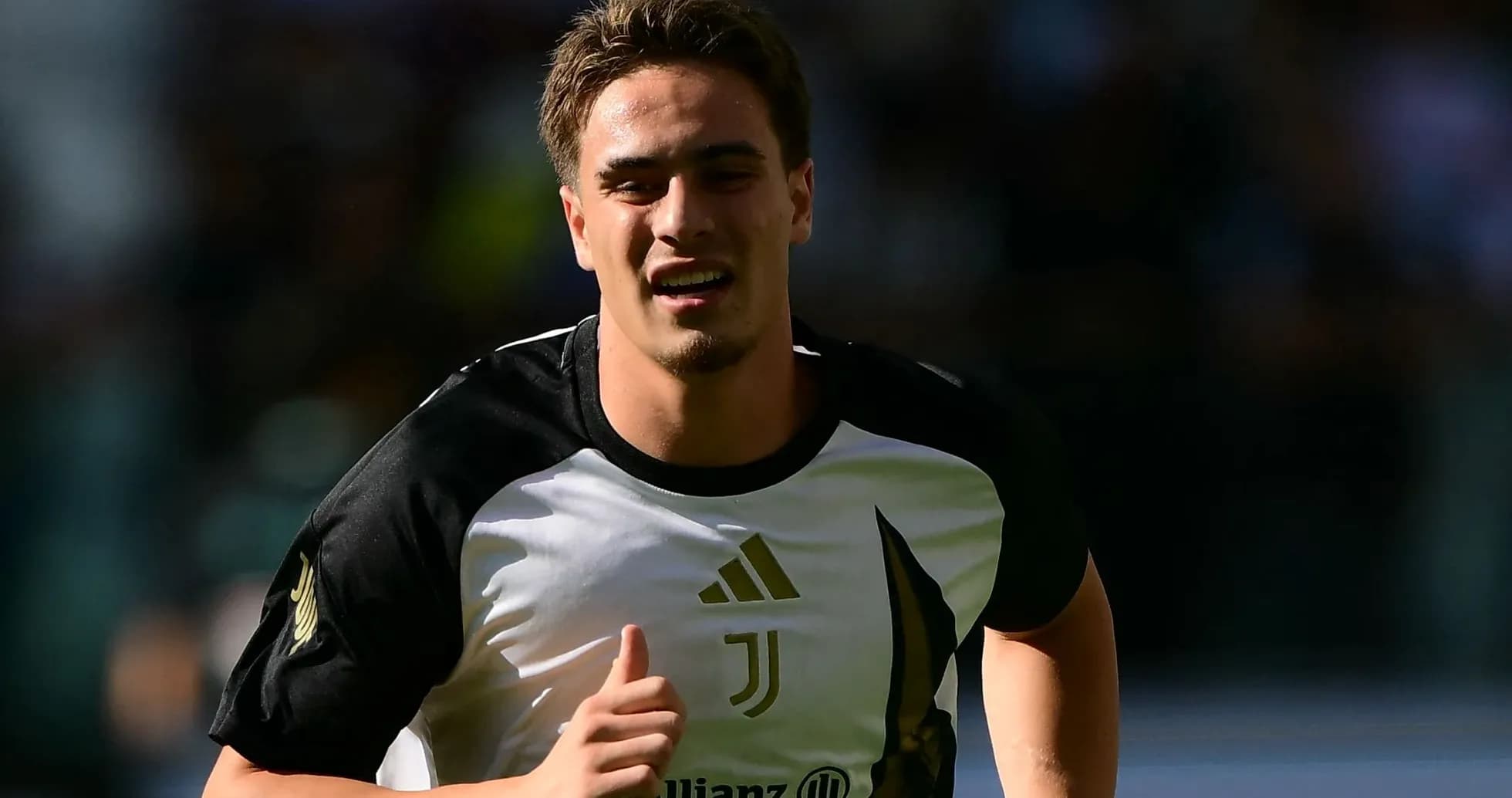 Player jogging during training session for Juventus Player jogging during training session for Juventus